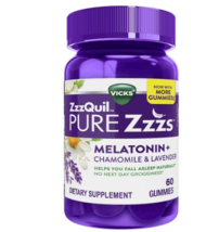 PURE Zzzs Triple Action Gummy Melatonin Sleep-Aid with Ashwagandha 42.0ea - £48.69 GBP