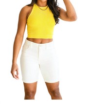 Zenana goals ribbed tank top in Yellow - size 1X/2X - $31.68