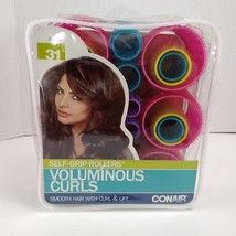 Conair Self-Grip Rollers 31 Ct. Voluminous Curls Smooth Hair With Curl And Lift - $10.03