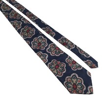 Envoy Mens Necktie Tie Vintage Designer Blue Green Accessory Work Office Dad Gif - £18.34 GBP