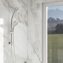 Multi Function Dual Shower Head - Shower System - Chrome - £79.70 GBP
