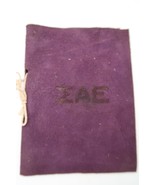 Antique Rare Sigma Alpha Epsilon SAE Fraternity 1907 NY Delta Installati... - $599.00