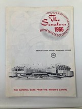 1966 The Senators American League Official Scorecard Program - $18.95