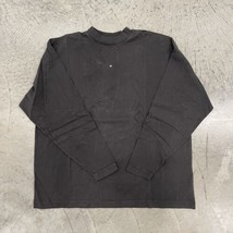 Yeezy Gap Engineered by Balenciaga Logo Long-Sleeve Tee Black Size Medium - $38.00