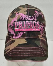 Pre Owned Bass Pro Shop Primos Hunting Pink &amp; Camo Women&#39;s Adjustable Hat Cap - £7.79 GBP