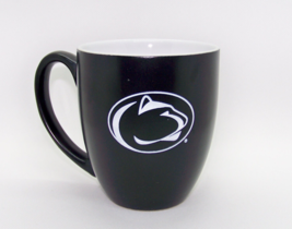 Penn State Nittany Lions NCAA Matte Black Bistro Ceramic Coffee Cup Mug ... - $414.61 MXN