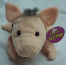 Vintage 1998 Equity BABE THE SHEEP PIG 7&quot; Bean Bag STUFFED ANIMAL Toy - $18.32