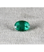 EARTH MINED NATURAL ZAMBIAN EMERALD OVAL CUT 1.12 CARATS GEMSTONE RING P... - €313,58 EUR