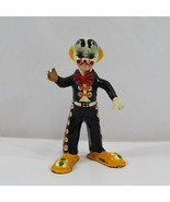 Creepy Clown Doll Vintage Plaster Mime Figurine Magician Circus Yellow Hair - £19.01 GBP