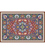 Oriental Vintage Floral Rug 1 Adaptation Large Rug Tapestry Count Cross ... - $186.56 MXN