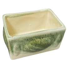 Vintage Haeger Pottery Ceramic Planter #40 Rectangular Green USA - CHIPPED - £11.60 GBP