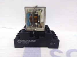 Zettler AZ-1401-4C Relay W/ Schrack RA 78728 Relay Socket 24VAC - $55.60