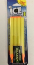 Mr Ice by Rod-N-Bobbs 5&quot; Yellow Ice Fishing Bobbers 4 Pk-MR5PP-RARE-SHIP... - £9.29 GBP