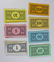 Monopoly Board Game Replacement Piece Cash Paper Money 16 Parker Brother... - £8.05 GBP