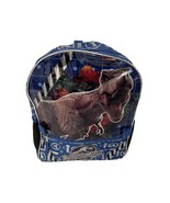 Jurrasic World T Rex Blue Backpack Padded Backpack Dinosaurs Jurassic Park - $10.53