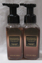 Bath &amp; Body Works Men&#39;s Collection Foaming Hand Soap Lot Of 2 Mahogany Teakwood - £18.64 GBP