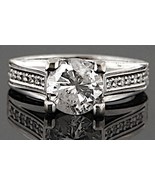 Women&#39;s Solitaire ring 18kt White Gold 392365 - $242,027.24 MXN