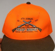San Antonio Hunters ED Skeet Trap 4th Annual Snap Back  Hat Cap New Vintage - $9.49