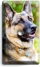 German Shepherd Dog Relaxing Light Dimmer Cable Wall Plates Grooming Salon Decor - £8.09 GBP