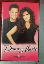 DONNY &amp; MARIE OSMOND -  2010 TICKET STUBS, CALENDAR &amp; CONCERT SHOW PROGR... - $43.00