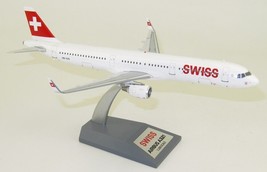 JFOX JFA321004 1/200 SWISS INTERNATIONAL AIRLINES AIRBUS A321-212 HB-IOO WITH ST - £107.83 GBP