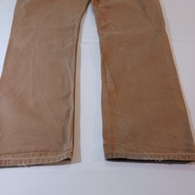 Carhartt Relaxed Fit Straight Leg Men's Khaki Cotton Jeans Size 38×32 image 13