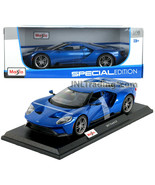 Maisto Special Edition 1:18 Scale Die Cast Sports Coupe Blue 2017 FORD G... - £43.95 GBP