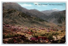 Birds Eye View Manitou Colorado CO and Pike&#39;s Peak UNP DB Postcard R11 - $4.42