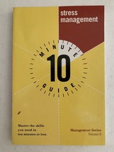 Stress Management 10 Minute Guide *Volume 8* - £7.28 GBP