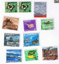 Stamps Jamaica Lot of 11 USED - $1.08