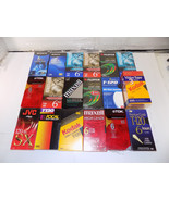 Lot Of 20 Various VHS T-120 6 Hour VCR Blank Video Tapes NEW SEALED Most... - $68.58