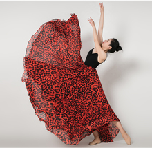 LEOPARD Print Mesh Maxi Skirt Summer Chiffon Skirt Custom Plus Size Beach Skirt image 6