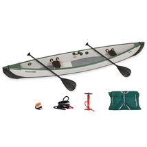 Sea Eagle TC16 Inflatable 16 High Pressure Drop Stitch Travel Canoe-Wood Web Se - £1,602.86 GBP+
