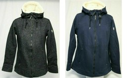 1 Madison Expedition Ladies&#39; Knit Jacket Sherpa Lined Hood - $35.52+