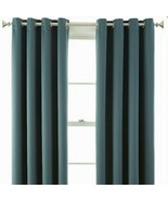 (1) JCPenney Home Kathryn TEAL GREEN Room-Darkening Grommet Curtain 50X84 - $1,079.57 MXN