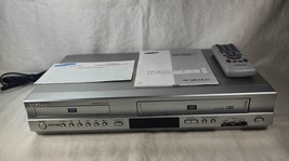 Samsung DVD/VCR Combo Player DVD-V4600 VHS Recorder with Remote Cables Manual - £89.67 GBP