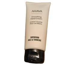 Ahava Superfood Kale & Turmeric Smoothing Hand Cream 3.4 Fl. Oz. Vegan & Allergy - $15.88