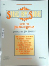 SIDE BY SIDE Duets for Piano and Organ by Tim Simonec 1987 Music Book #459p - £13.32 GBP