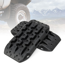 2 PCS Short Recovery Traction Boards Set with Jack Lift Base for 4WD ATV UTV SUV - £52.74 GBP