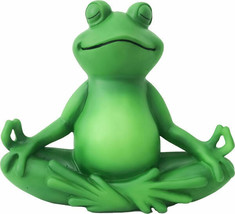 Yoga Frog 15073 Indoor Outdoor 8&quot; H Resin Garden Statuary  - £23.73 GBP