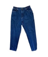 LL Bean Double L Comfort Waist Jeans Womens Size 14 Dark Wash Cotton Den... - $289.92 MXN