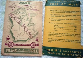 Vintage Muir’s Film Development Envelopes Grand Rapids MI - $3.99