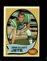 1970 Topps #54 John Elliott Ex (Rc) Ny Jets *X60504 - £1.36 GBP