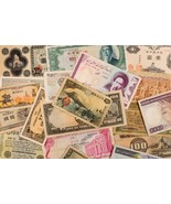 World Banknotes. Miscellaneous Europe, Asia, Central &amp; South America. 50... - $170.20 CAD
