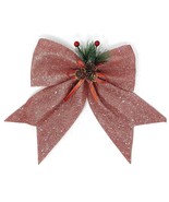 Christmas Decorative Bows For Wreath Garland Treetopper Christmas Tree (... - £20.53 GBP