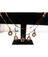Vintage Coin Necklace  Copper ? old foreign coins - £44.89 GBP