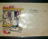 VTG Postcard I Stopped on My Way Down Meat Market Comic Posted Missouri ... - £8.01 GBP