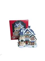 St. Nicholas Square Victorian House from The Village Collection Christma... - $36.43 CAD