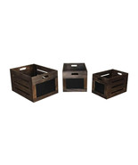 Set of 3 Box Wood -Pack of 2 - $4,155.96 MXN