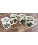 Spode Christmas Tree Holiday Mug S3324 Holly 10 oz. Set of 4 - $24.15